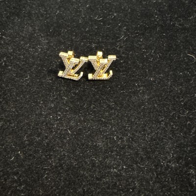 LOUIS VUITTON Petit Louis Earrings 片耳のみ Lady LV Earrings S00