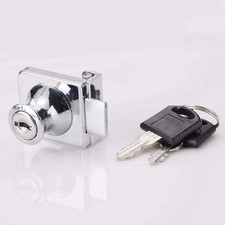 1-10PCS Hardware Glass Door Lock Lockset Cabinet Door Lock Cabinet Display Lock