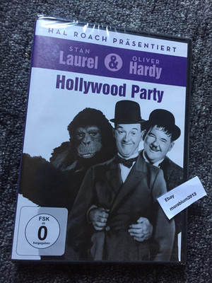 HOLLYWOOD PARTY - DVD - Stan Laurel , Oliver Hardy, Micky Maus - NEU - Hinweis!