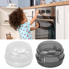 10PCS Clear Stove Knob Safety Covers Child Proof Lock for Kids Toddlers Baby
