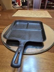 Immaculately Restored Wagner 1101 Cast Iron Bacon And Egg Breakfast Skillet