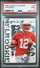 Upper Deck 2000 Black Diamond Tom Brady #126 Rookie Patriots PSA 9