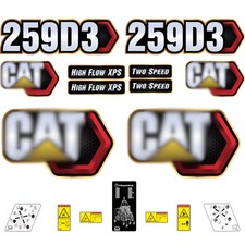 Compatible With 259d3 Decal Kit Skid Steer Stickers - Free Shipping - 3m Vinyl Compatible With 259d3 Decal Kit Skid Steer Stickers - Free Shipping - 3m Vinyl