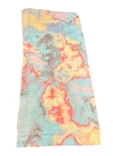 Simple Sarongs "Miami Sunrise” Cotton Terry Towel Cover-Up With Button Closure