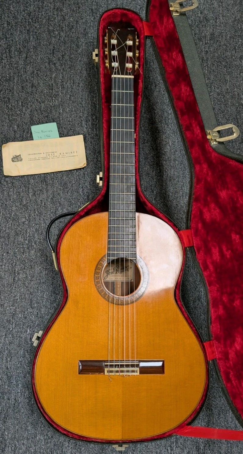 Vintage Jose Ramirez Classical Flamenco Guitar 1966 1A no. 2