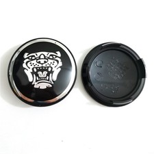4PCS Schwarz 59mm XF XJL XK X - TYPE Emblem Jaguar Nabenckel Felgenckel