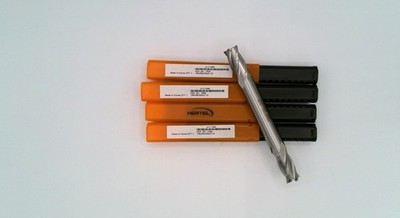 (Lot of 4) Hertel 41117565 3/8'' HSS 4FL Double End End Mill 3/4 LOC NEW
