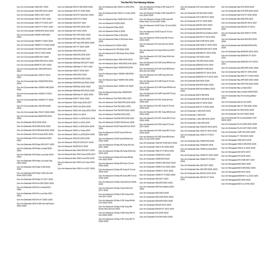 Kit de rótula Tusk SYZ-1042BJ para CAN-AM Outlander L 450 2015-2016 Foto 4 de 4