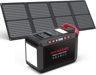 #ad MARBERO 237Wh Solar Generator with Solar Panel Included Portable Power Station $168.44