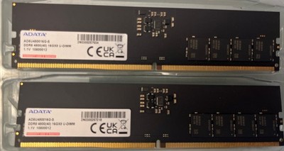 ADATA DIMM 32 GB DDR5-4800 Dual-Kit, 2x 16 GB, Schwarz