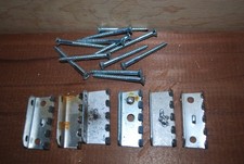 10 soportes de resorte Trem estilo Strat de importación cada uno, usados, utilizables, con tornillos, ¡envío!