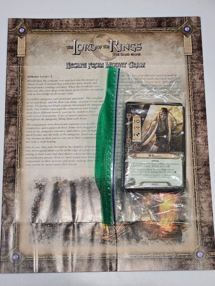 The Lord of the Rings The Card Game Escape from Mount Gram Adventure Pack
