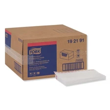 Tork 192191 13" x 24" Foodservice Cloth - White (150/Carton) New