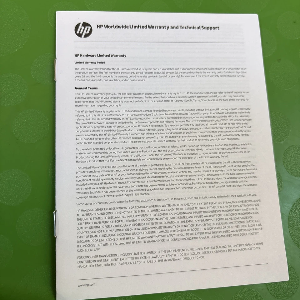 HP Windows 10 & 7 Driver Recovery DVDs, Windows 7 OS DVD, paperwork & quickstart - Image 3 of 4