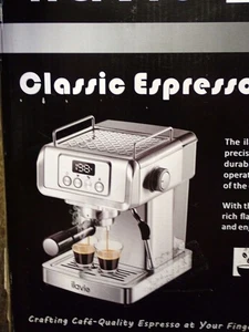 ilavie Espresso Maker Coffee Machine w/20 Bar Model No EM3209 