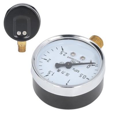 Pressure Gauge 1/4 NPT Transparent Dial Accuracy Level 2.5 Pressure Gauge With