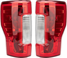 Tail Light Assembly Compatible with 2017-2019 Ford F-250 F-350 Super Duty Driver