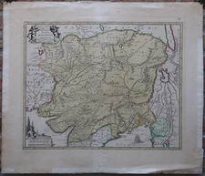 Antique map-MONGOL EMPIRE-MAGNI MOGOLIS IMPERIUM-De Wit-1700