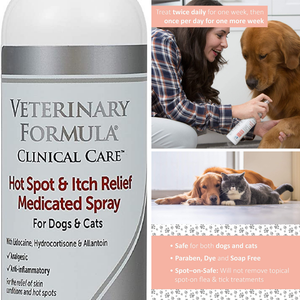 veterinary formula clinical care hot spot & itch relief spray