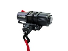 Superatv Heavy Duty 2500 Lb. Synthetic Rope Atv Utv Winch - With Wireless Remote