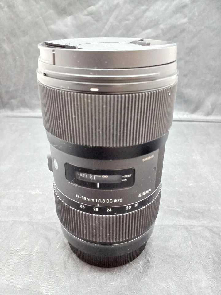 Sigma AF 18-35mm f1.8 DC HSM Art 013 Lens Canon EF  DSLR Camera top mint from jp - Image 2 of 4