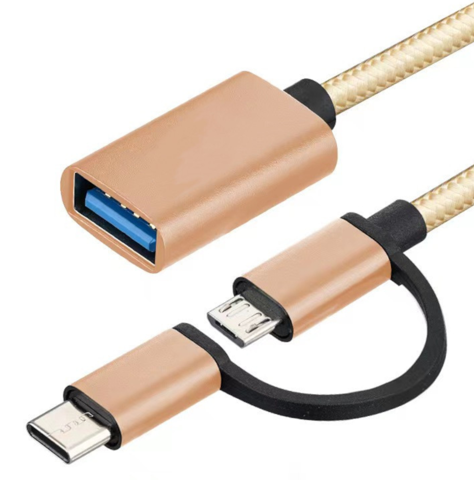 EWANTO Ladekabel – USB-A Auf Micro USB, 1 M, Pink, Geflochten – 3A Schnellladung & Datenübertragung
