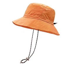 Waterproof Bucket Rain Hat with Chin Strap Quick Dry Packable Boonie Sun Hat ...