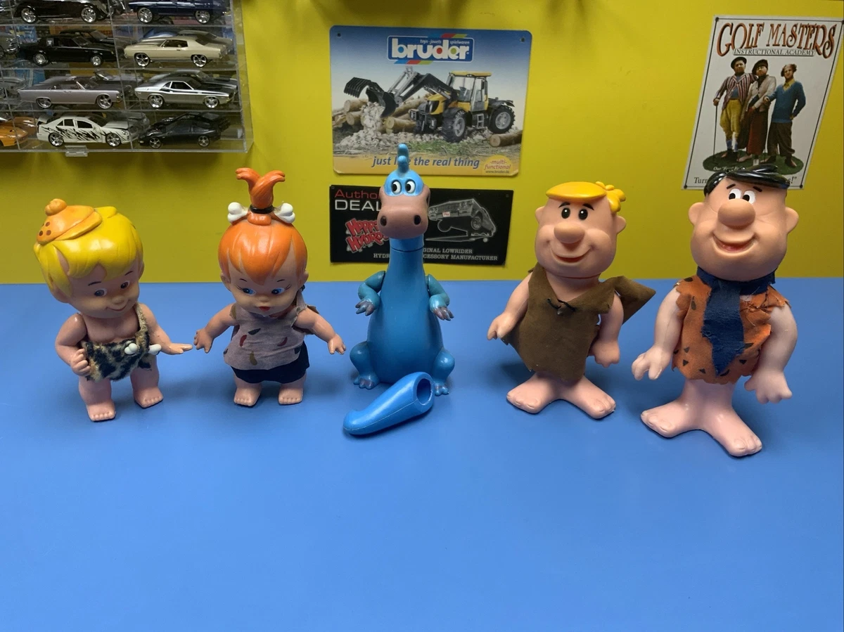 フリントストーン　トーキングフィギュア(ジャンク) フレッド 1992 FRED FLINTSTONE RUBBER TOY FIGURE, The Flintstones TV Show