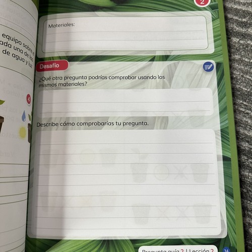 Twig Science Spanish California Grade 2 Module 4 Student Edition Workbook NGSS - Picture 8 of 14
