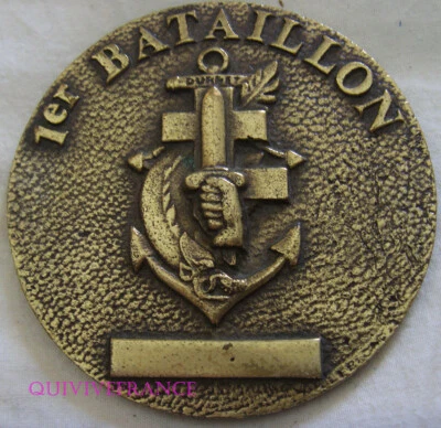 MED8884 - MEDAILLE DURBET, 111° Promotion ENSOA, Coloniale, Sahara, F.F.L. - Photo 1/2