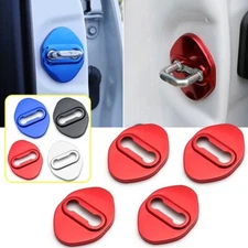 4PCS TRD Glossy Color Car Door Lock Protective Cover Case Badge Decal Sticker