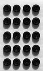 MATCHBOX WHEELS CARS LESNEY 1-75 SERIES BLACK PLASTIC Repro 8 mm (20 pack)