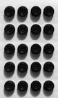 MATCHBOX REPLACEMENT WHEELS CARS LESNEY  BLACK PLASTIC Repro 8 mm (20 pack)