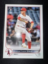 2022 Topps Series Two Jhonathan Diaz Rookie #332 - Los Angeles Angels RC