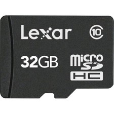 Original Lexar 64GB High Speed MicroSDHC Class 10 Flash Card