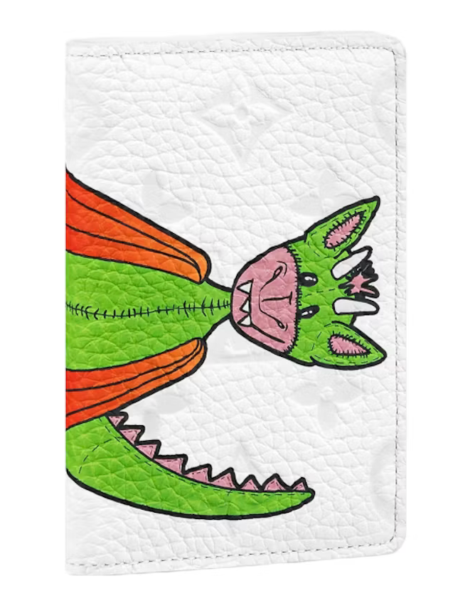 Louis Vuitton White Dragon Virgil Taurillon Leather Pocket