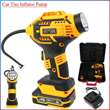 Car Air Tire Pump Inflator Compressor LED Digital Electric Portable 980kPa 36V