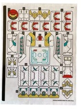 NEW LEGO  Sticker Sheet for Set 80045 Monkie Kid - Monkey King Ultra Mech