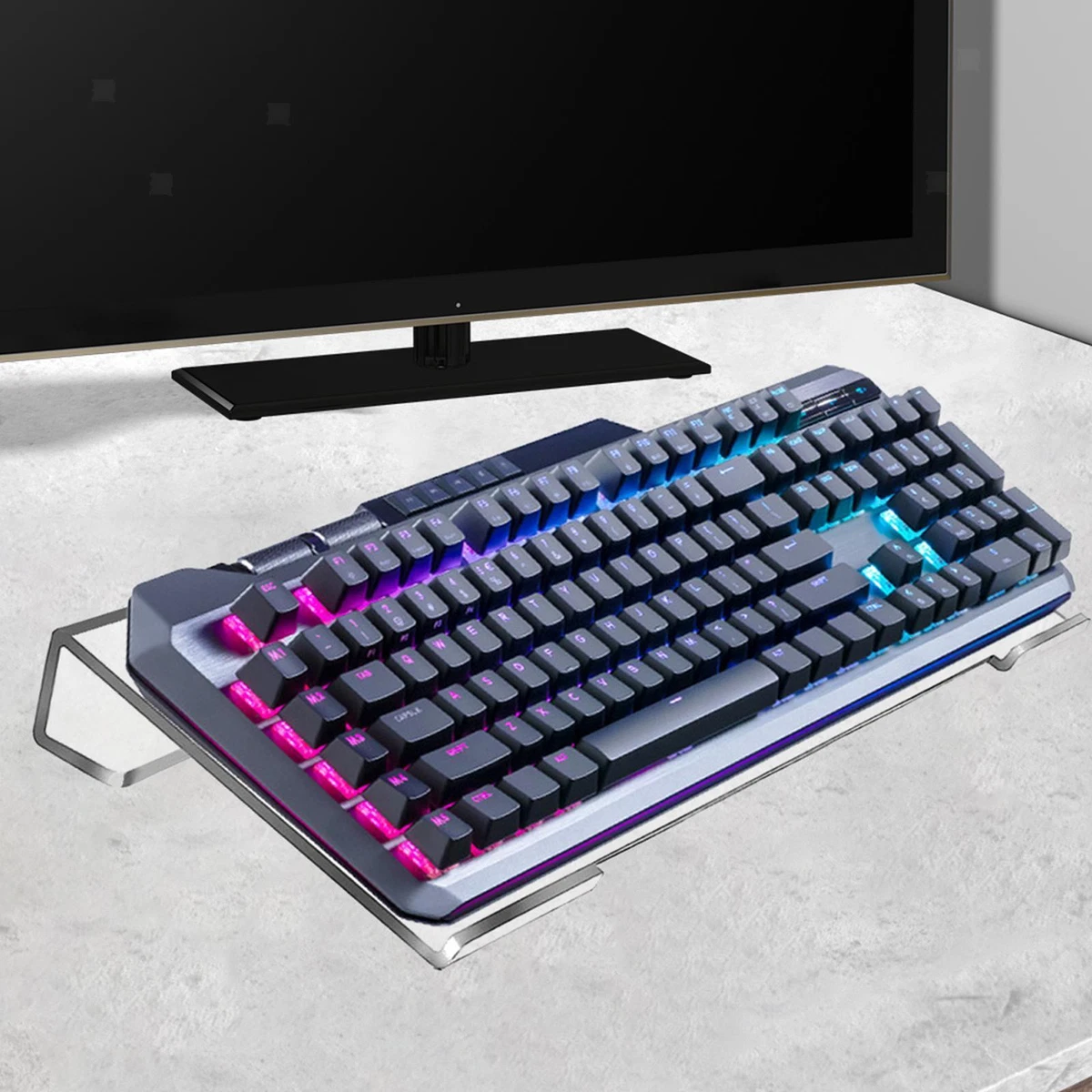 Computer Keyboard Stand Sturdy Keyboard Tray Holder for Desk Office Home