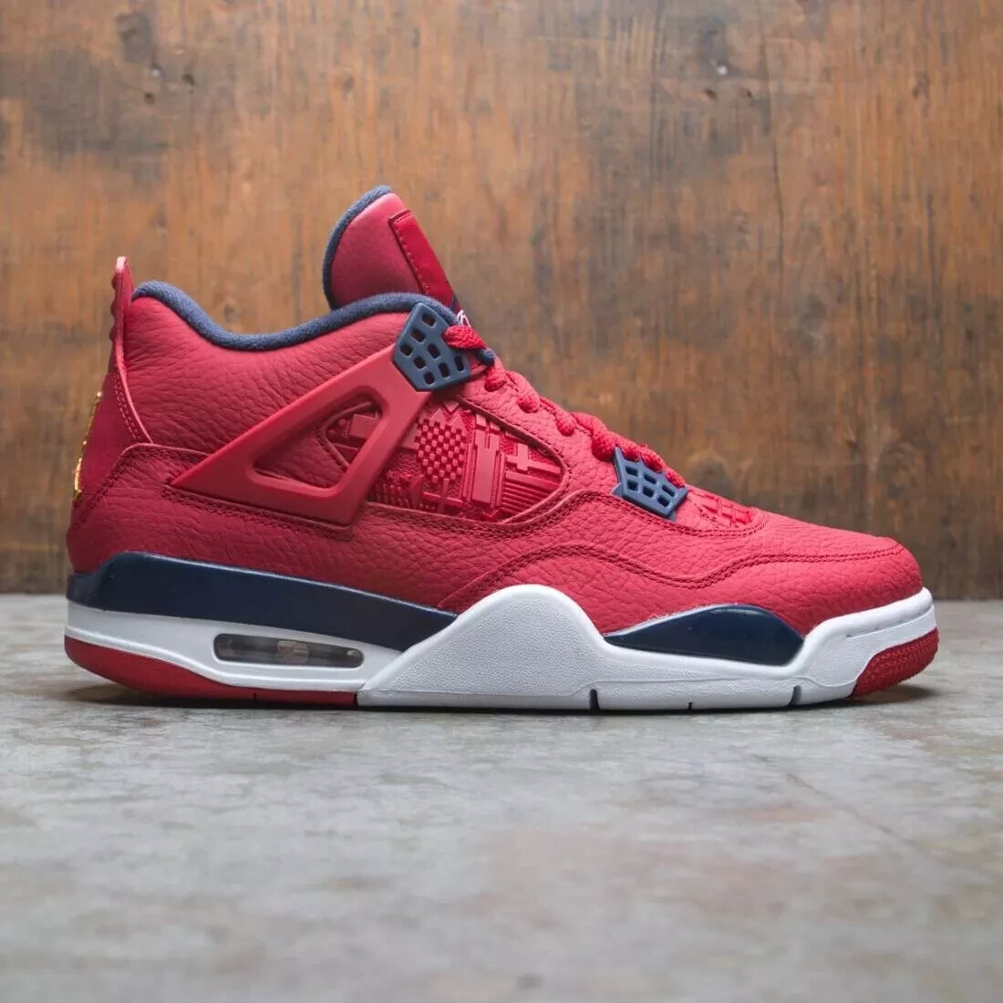 2019 Nike Air Jordan 4 IV Retro Fiba Red Size 7y. 408452-617 7 | eBay