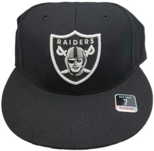 Las Vegas Raiders Fitted Hat Flat Bill
