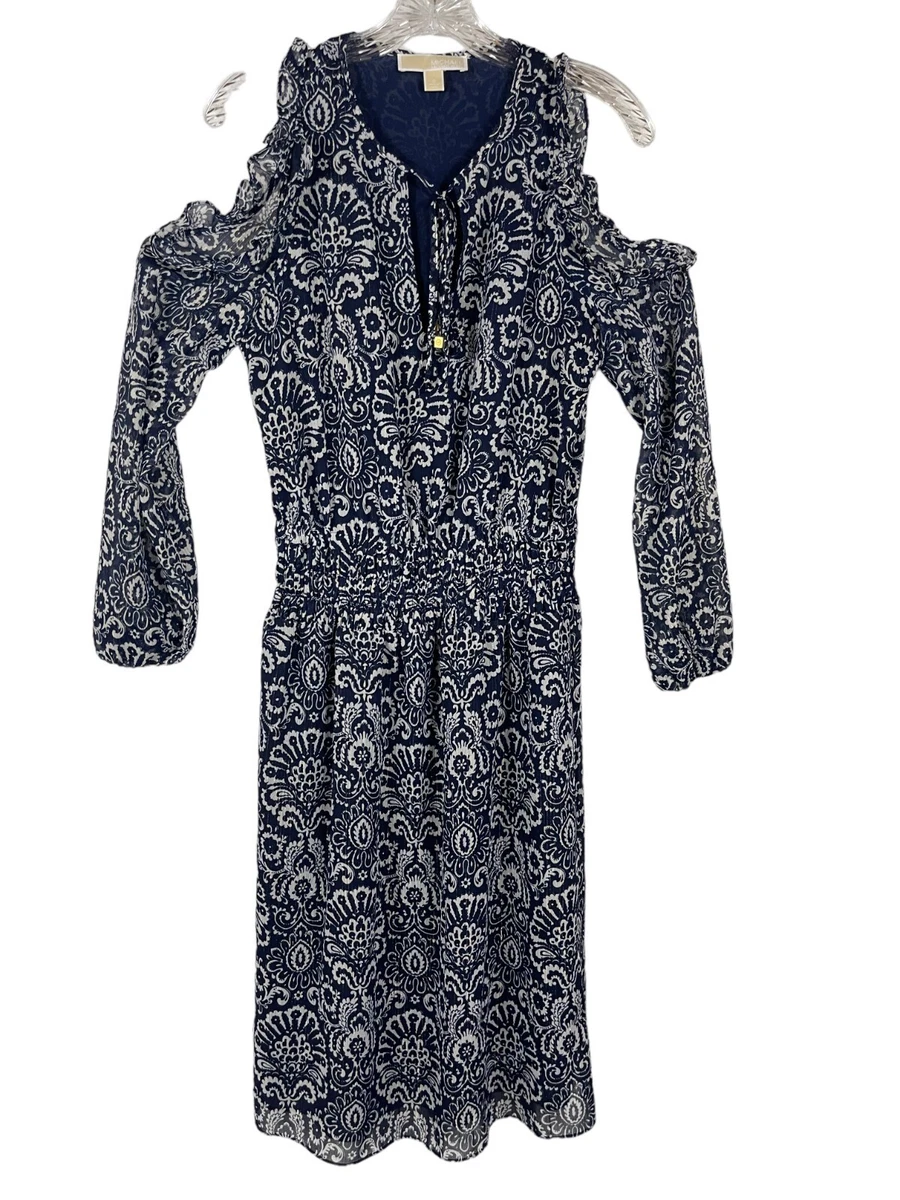 Michael kors floral chiffon dress top