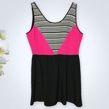 Attention Women's V-Neck Mini Sleeveless Dress Size 18