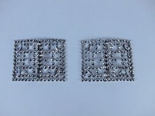 Antique French Cut Steel Shoe Buckles
