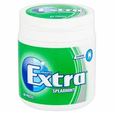 Wrigley's Extra Spearmint Bottle - 60 Pieces - 84g - Pack of 3