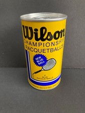 Vintage Wilson Championship Racquetballs in Metal Can New Blue Ball