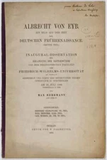 Max Hermann / Albrecht von Eyb Ein Bild aus der Zeit der Deutschen