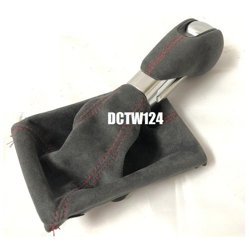 Porsche Macan S GTS Turbo Alcantara wrap shift knob shifter color stitching red eBay