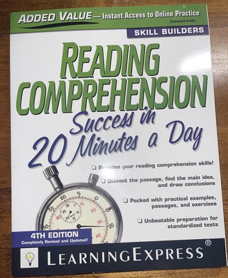 Reading Comprehension-Success in 20 Minutes a Day-Skill by LearningExpress