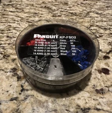 Panduit Kp-Fsd2 Ferrule Assort Kit, 400 Pieces, #22-14 Awg. Made in USA
